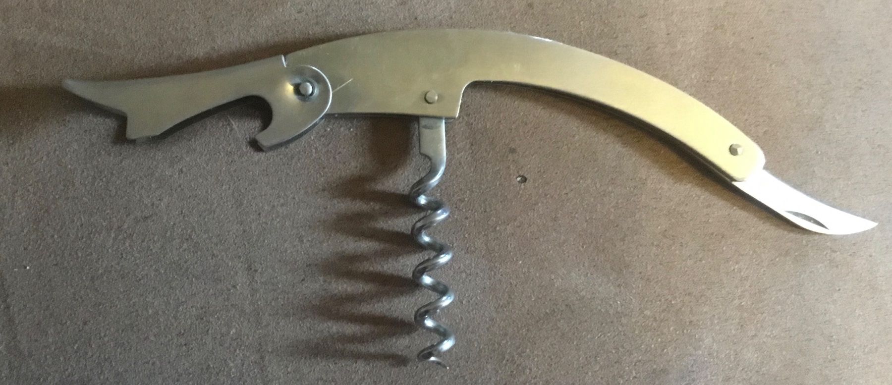 Apribottiglie & Tappi per chiusura: Korkenzieher für Sommelier Elegantes Kellnermesser – Usato da Schlieren venduto da Jeajet 3