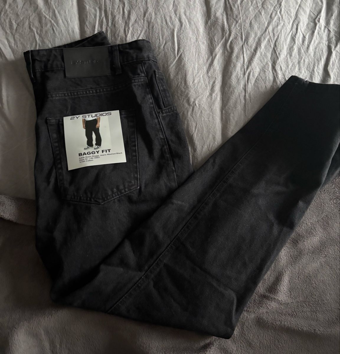 Jeans: 2Y Studios Jean Adrik Basic Washed Noir – Nuovo e nell'imballaggio originale da Romont FR venduto da Marco_Polo_2.0