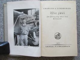 Autobiographie von Ch. A. Lindbergh "Wir zwei - Im Flugzeug"