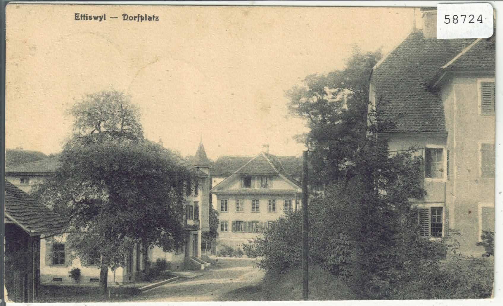 Ansichtskarten: Ettiswil - Dorfplatz – Gebraucht aus Ettingen von Kartenplanet