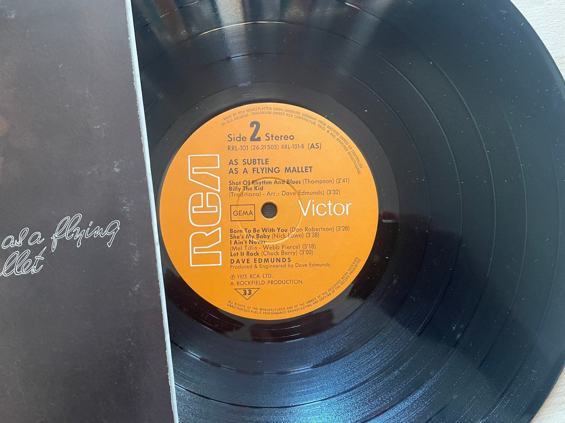 Schallplatten: Dave Edmunds, Subtle as a Flying Mallet, D – Gebraucht aus Kleinlützel von Vinylspezi 1
