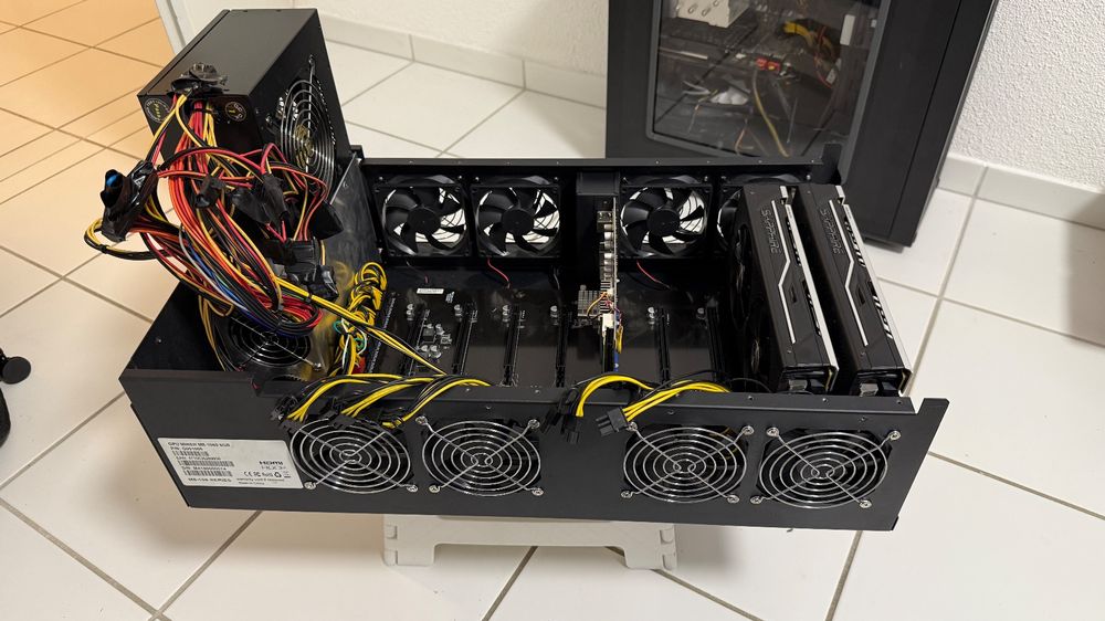 Mining Rig Komplettset mit 2x RX 480 GPUs (Gebraucht) in Egg b. Zürich ...
