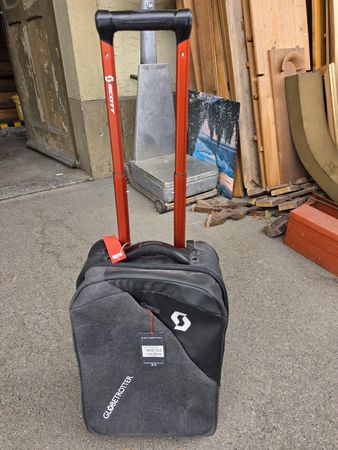 Scott Globetrotter Reisetasche Trolley schwarz rot guter zus