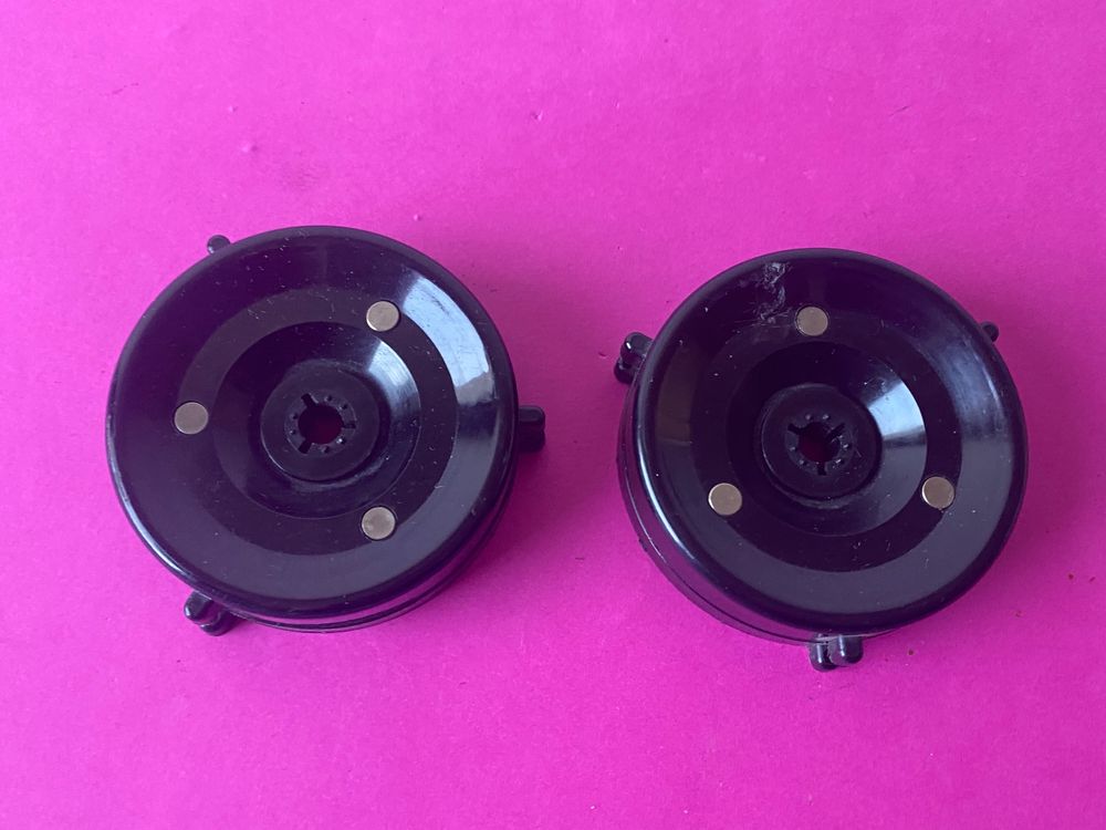 1 Paio di Adattatori per Hub Nab, Registratori a Nastro da Bobina a Bobina da 10 Pollici Adattatori per Hub Bobina Nab per Studer, per Akai, per Dispositivo Hub Nab in (Grigio