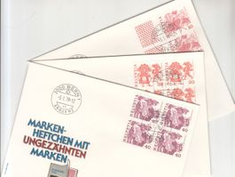 SBK 595MH - 598MH FDC Philswiss