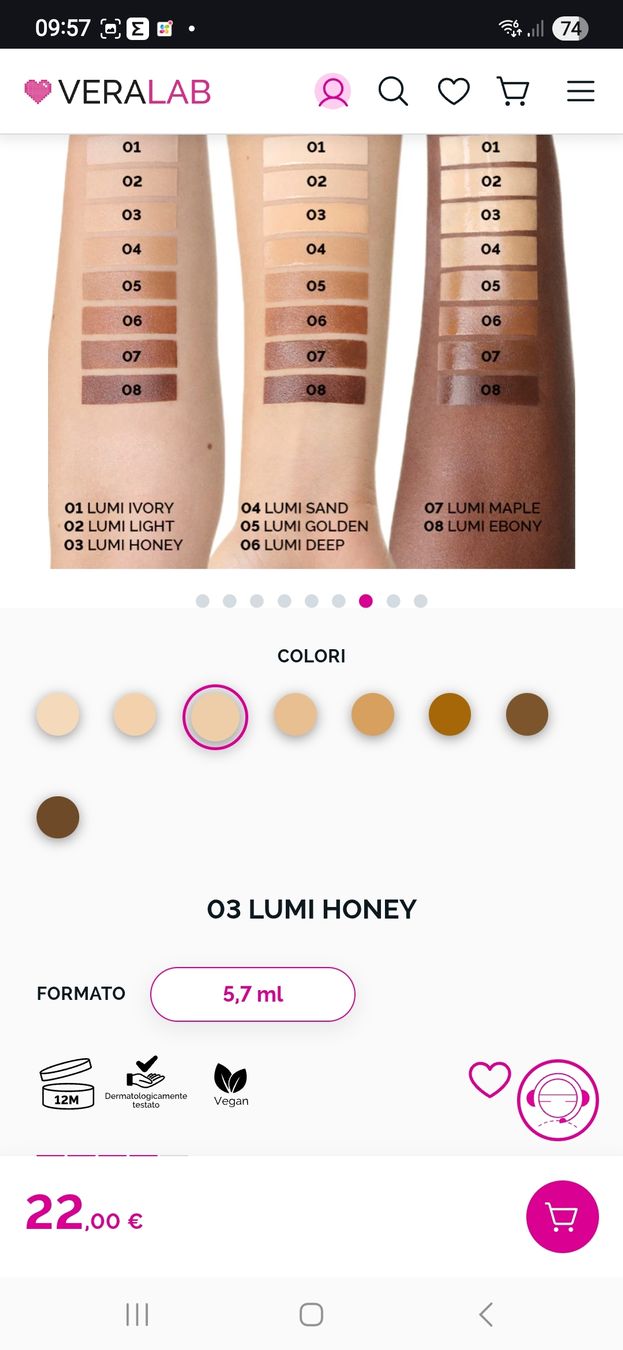 Make-up: 2 neu Overskin Veralab wake up cool concealer – Nuovo e nell'imballaggio originale da bellinzona venduto da zeus6535 4