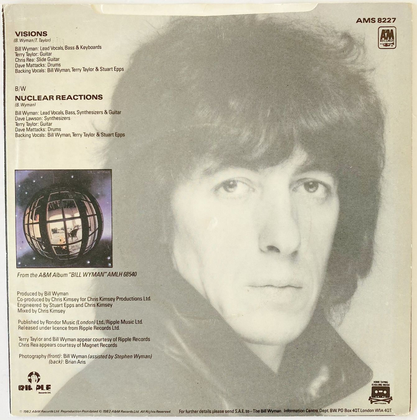 Dischi in vinile: ROLLING STONES / BILL WYMAN - VISIONS – Usato da Bottens venduto da hotter-than-hell 1