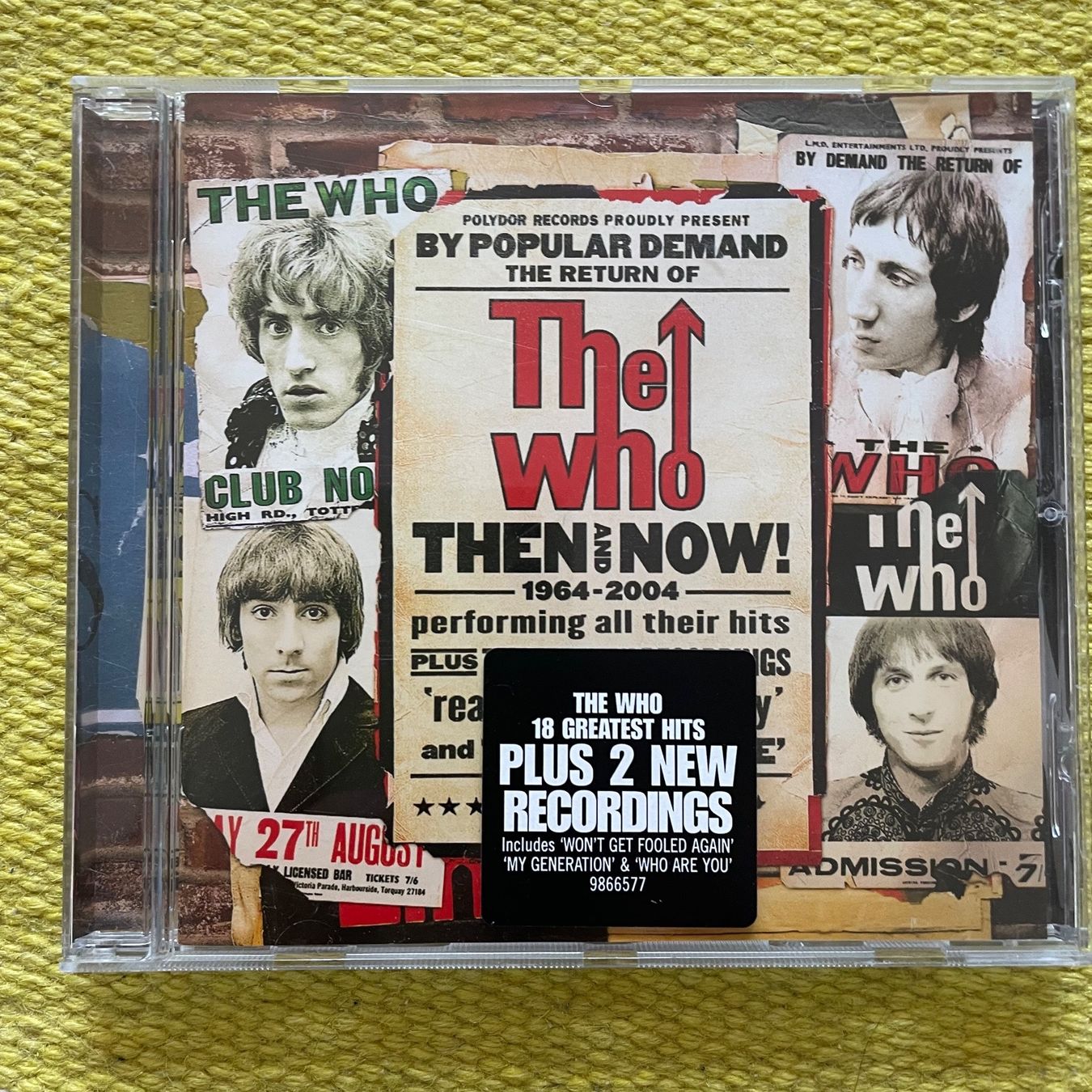 CDs: THE WHO-THEN AND NOW – Gebraucht aus Rorschacherberg von CD-Roli