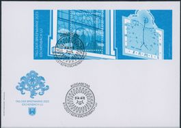 2023 - Tag Briefmarke - Eschenbach - Block - FDC ET