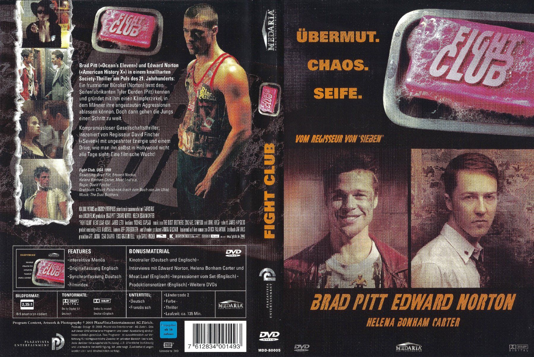 Tutti i DVDs: Fight Club – Usato da Zürich venduto da Cineasten