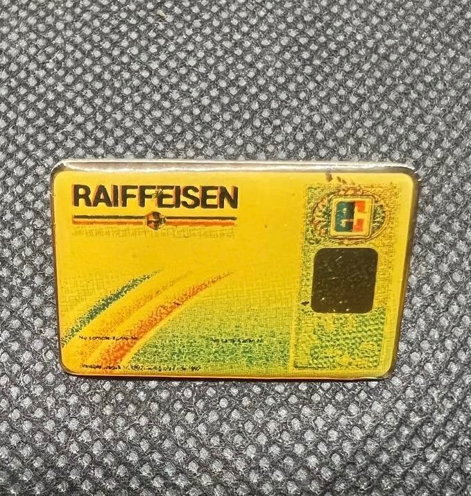 Plaketten & Abzeichen: Anstecker Raiffeisen EC karte – Gebraucht aus Dietikon von kRizzzZy96