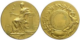 Frankreich, Medaille 1897, Marseille Expo