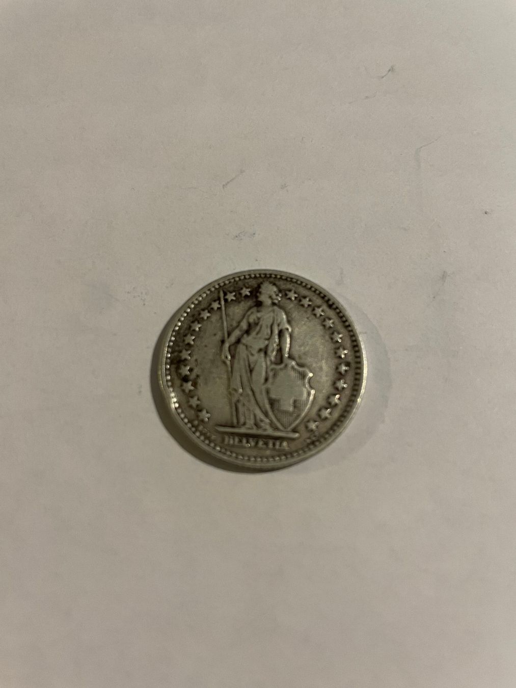 Bague Pièce 2 Francs Suisse En Argent - Anneau Original Fait Main (neuf Avec étiquettes)