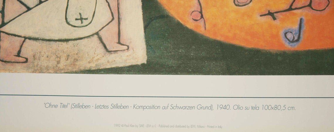 Foto & Immagini: Paul Klee - seltenes Vintage-Poster - – Usato da Ponte Tresa venduto da 11GalleriaAlterEgo11 7