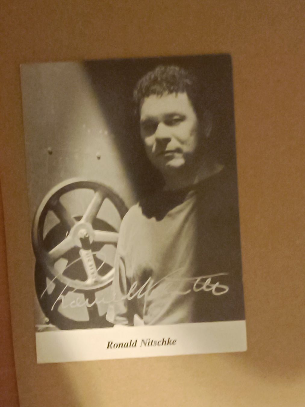 Autografi: Ronald Nitschke - handsignierte Autogrammkarte – Usato da Menziken venduto da Artographs