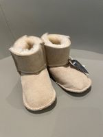 Lammfell-Babyschuhe / Boots aus Neuseeland – Beige/Creme NEU