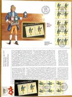 1990 FDC Pro Patria Grossbrief aus MH + 1990 Markenheft ET