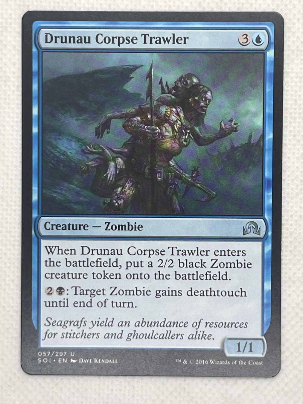 Magic The Gathering Cartes à collectionner: MTG Drunau Corpse Trawler SOI 057 Englisch Uncommon – D'occasion à Hinterkappelen par Kim1992