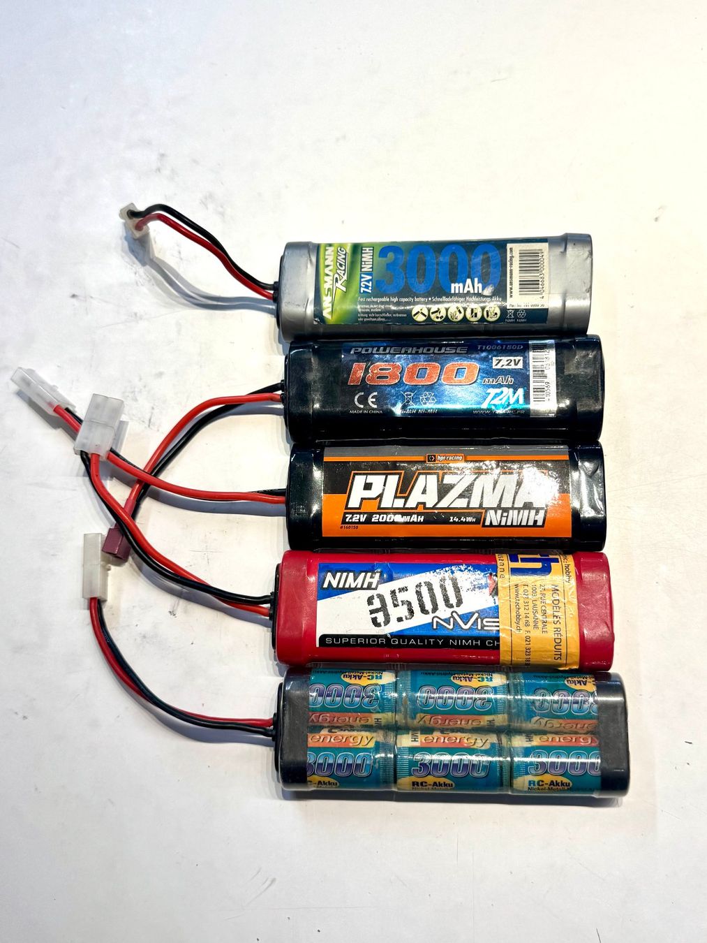 Modellismo RC: Lot d’accus NiMh 7.2V – Usato da Lausanne venduto da Techobby 1
