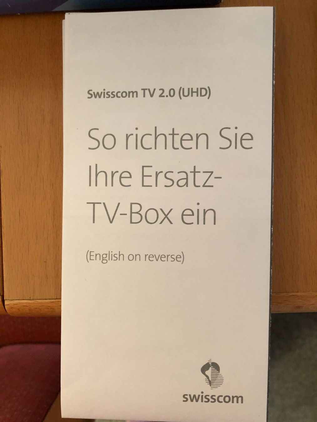 Swisscom Audio- & Mediensysteme: Swisscom TV Box 2.0 – Gebraucht aus Erlen von astra2013 1