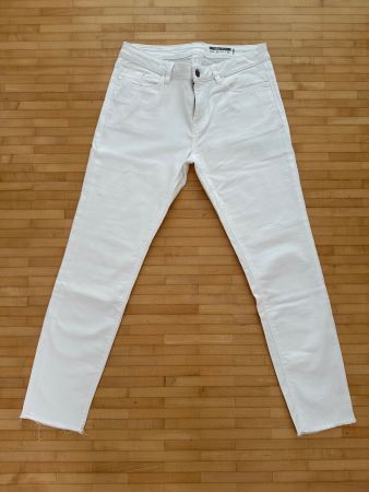 ESPRIT Ankle-Jeans Skinny W30 weiss