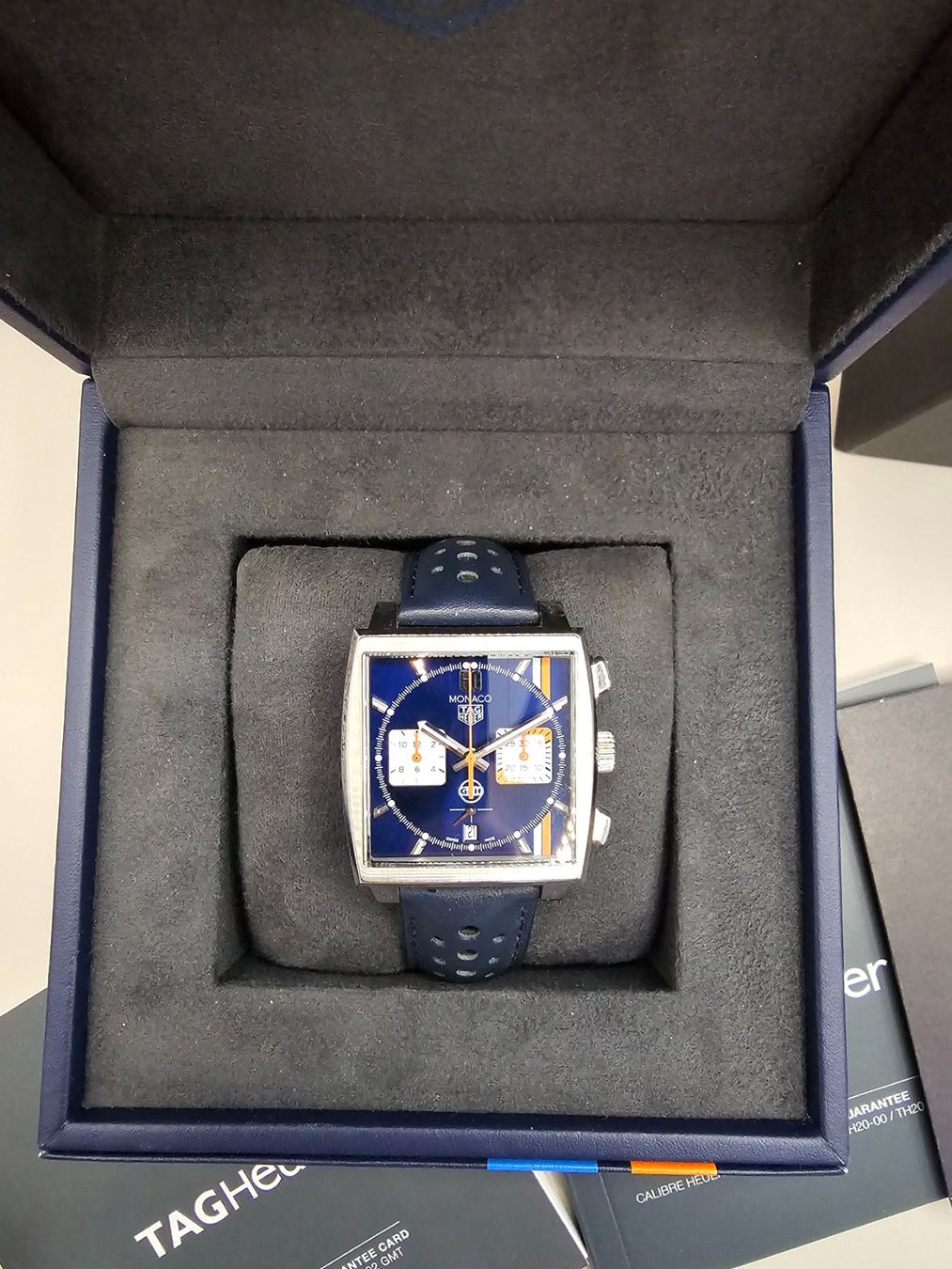 Tag Heuer Orologi: TAG HEUER Monaco Gulf Edition 2024 – Usato da Pampigny venduto da Calypso06 3