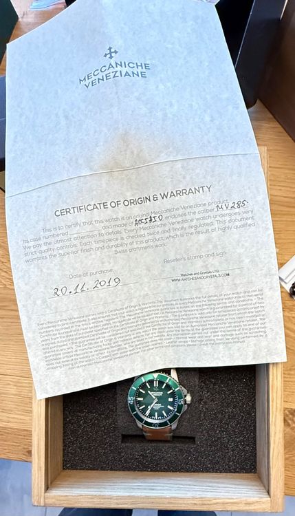 Montre Homme Meccaniche Veneziane Redentore Automatique (D