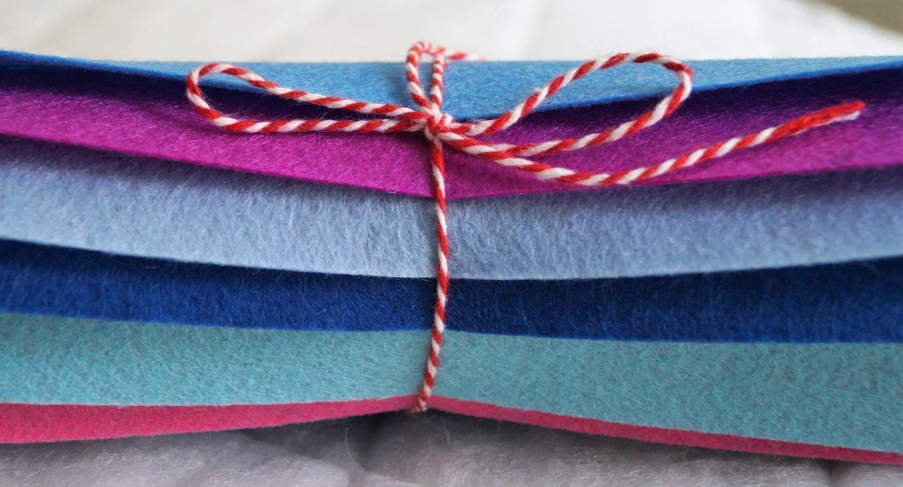 Bastelsets: BASTELFILZ-SET, 6 Farben 30x30 cm Set 18 – Neu (gemäss Beschreibung) aus Langenthal von flowersNbirds 2