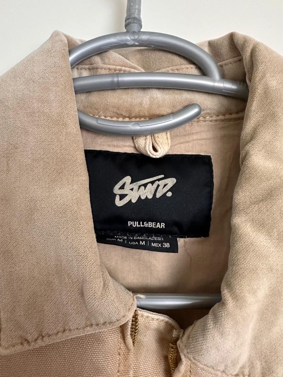 Pull&Bear Giacche: Pull&Bear Übergangsjacke, beige, Grösse M - Top Zustand – Nuovo (secondo la descrizione) da Dintikon venduto da 2ndhandcloset 1