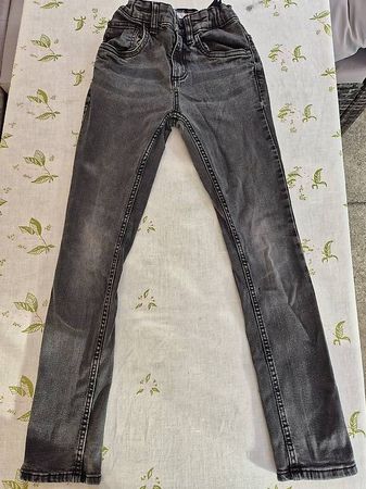 Jeans, Grau, Grösse 128/134