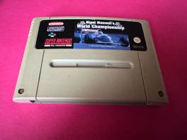NIGEL MANSELLS WORLD CHAMPIONSHIP SPIEL FÜR SUPERNINTENDO