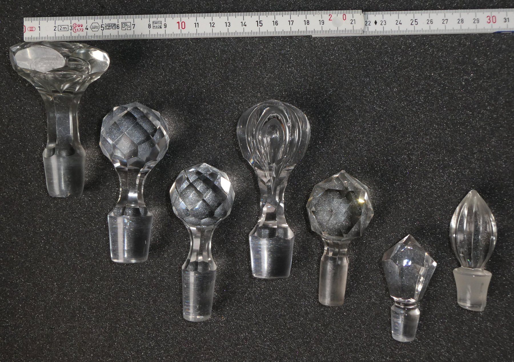 Apribottiglie & Tappi per chiusura: Stöpsel Kristall Glas Karaffenverschluss – Usato da Frauenfeld venduto da ZAZ12 4