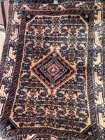 Hamadan 92x64cm Teppich handgeknüpft sauber