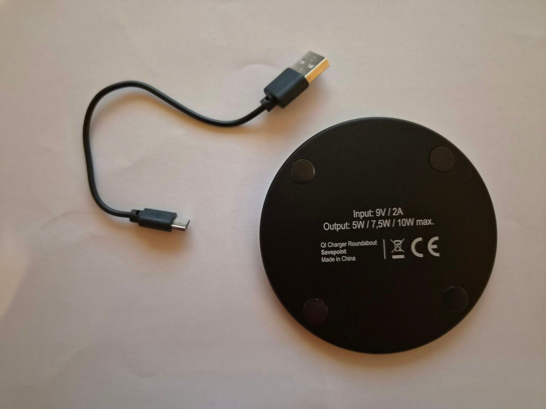 Caricabatterie: Qi Ladestation Savepoint Roundabout Wireless Charger – Usato da Amriswil venduto da Alfaromeo007 1