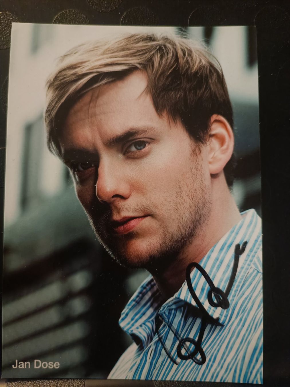Autografi: Jan Dose  - signierte Autogrammkarte – Usato da Menziken venduto da Artographs