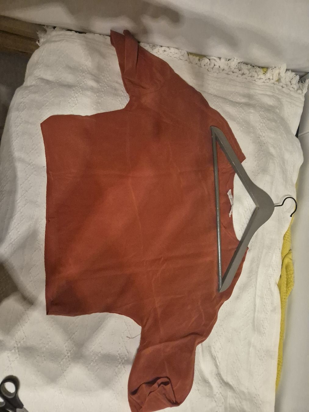 Zara Blusen: Zara Basic Bluse orange kurz geschnitten Grösse M Seide – Neu (gemäss Beschreibung) aus Zürich von Drago670 5
