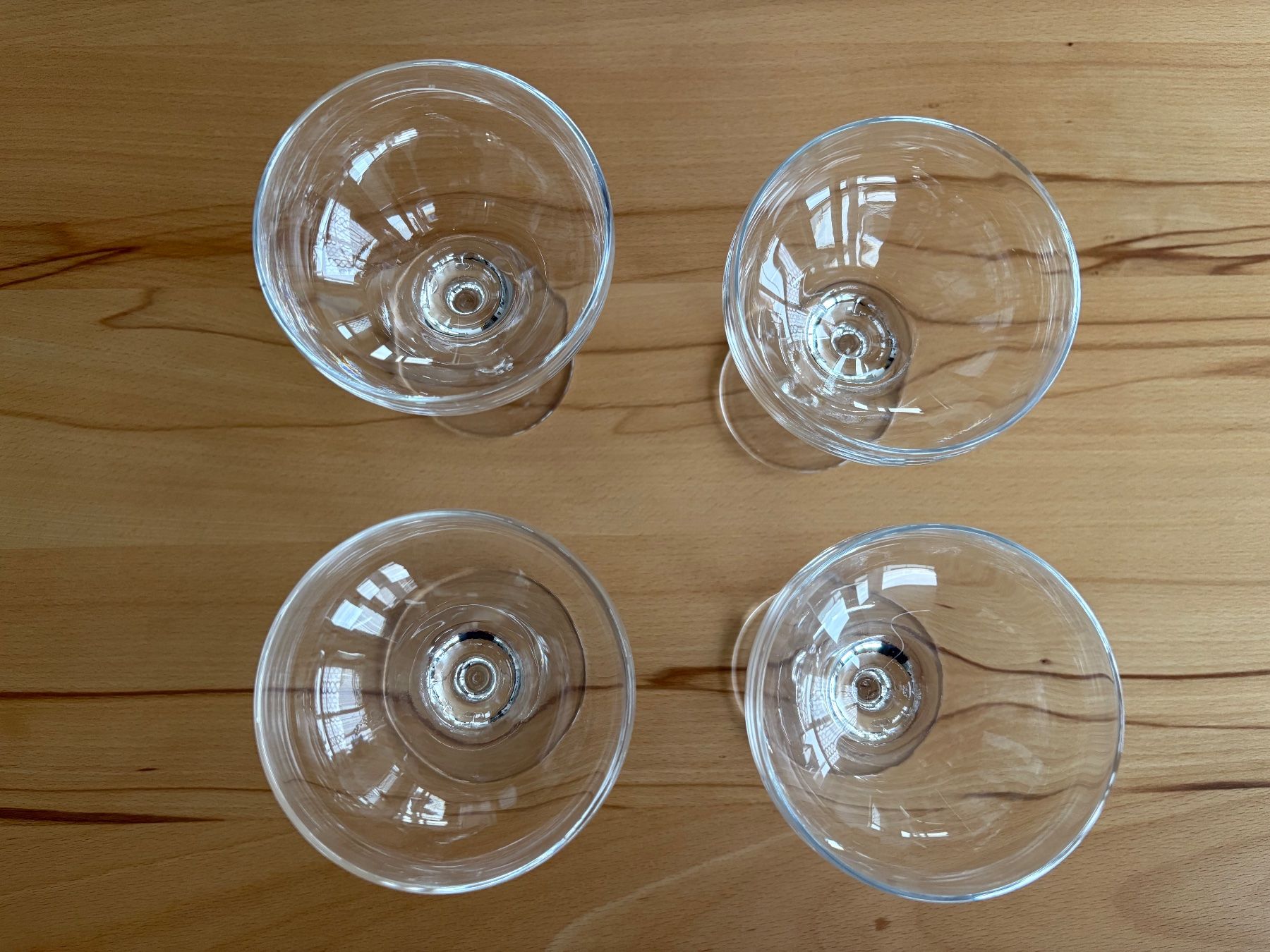 Bicchieri: 4 Dessertgläser/Eisbecher - 14 cm hoch - 9 cm Durchmesser – Nuovo (secondo la descrizione) da Oberwil BL venduto da nefret01 1