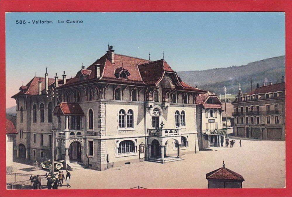 Cartoline postali: VALLORBE LE CASINO – Usato da Grüningen venduto da Kartenlaube