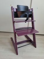 Triptrap Stokke Hochstuhl lila inkl Babysett