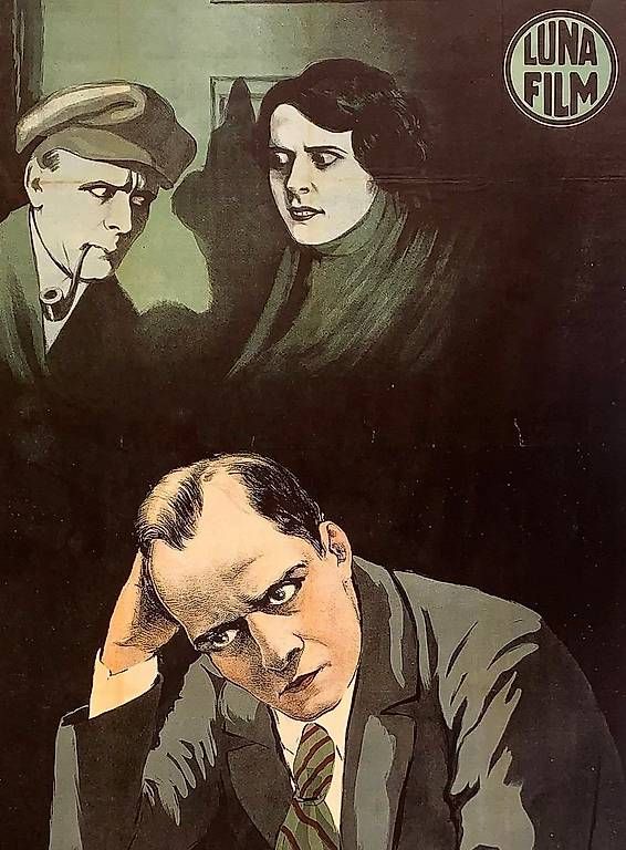 Poster & Bilder: Altes Plakat Stummfilm "Der Steckbrief" – Gebraucht aus Ascona von Art3000