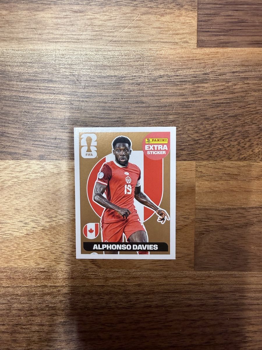 Panini Carte collezionabili: Panini - WM 2026 - Extra Sticker Bronze - Alphonso Davies – Nuovo e nell'imballaggio originale da Sarmenstorf venduto da Ravengod99