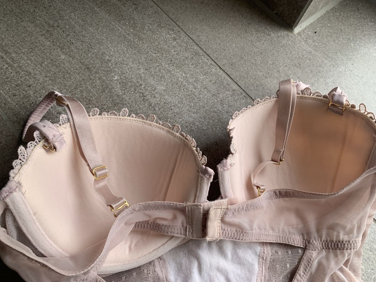Altra biancheria intima: 3 er Set Spitzen- Corsage & Body Gr. 80C – Usato da Bühler venduto da Princess2016 5