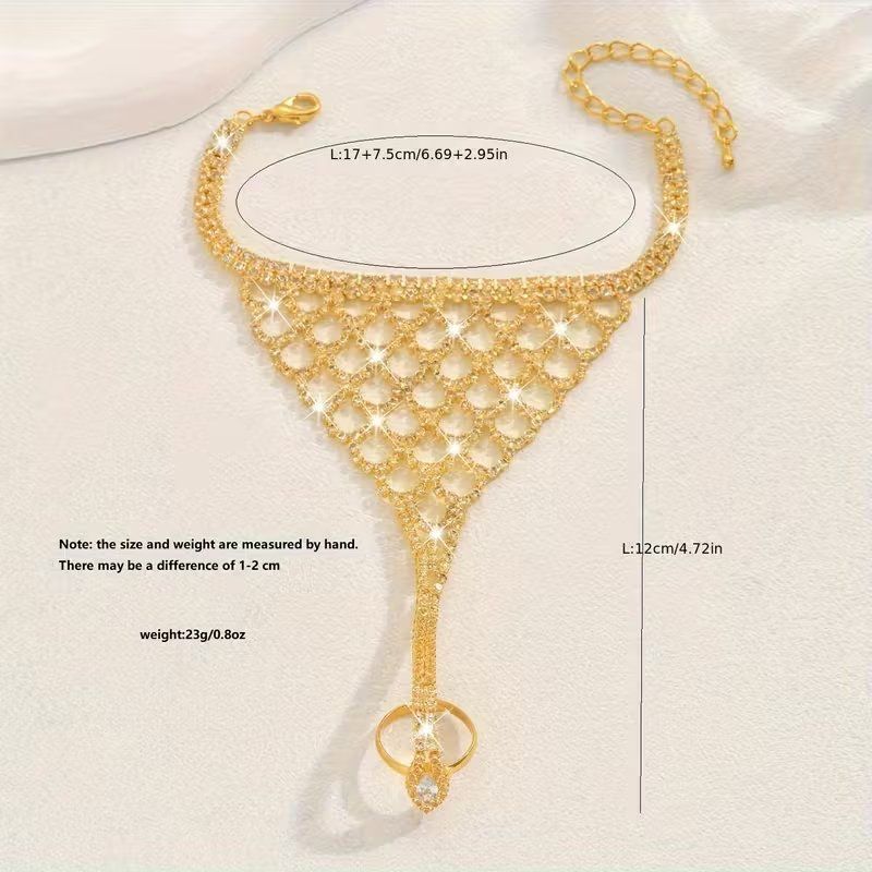 Ringe: Funkelnder Armringschmuck mit Ring - versilbert 💍 – Neu und originalverpackt aus Glattbrugg von glu_qt2b 4