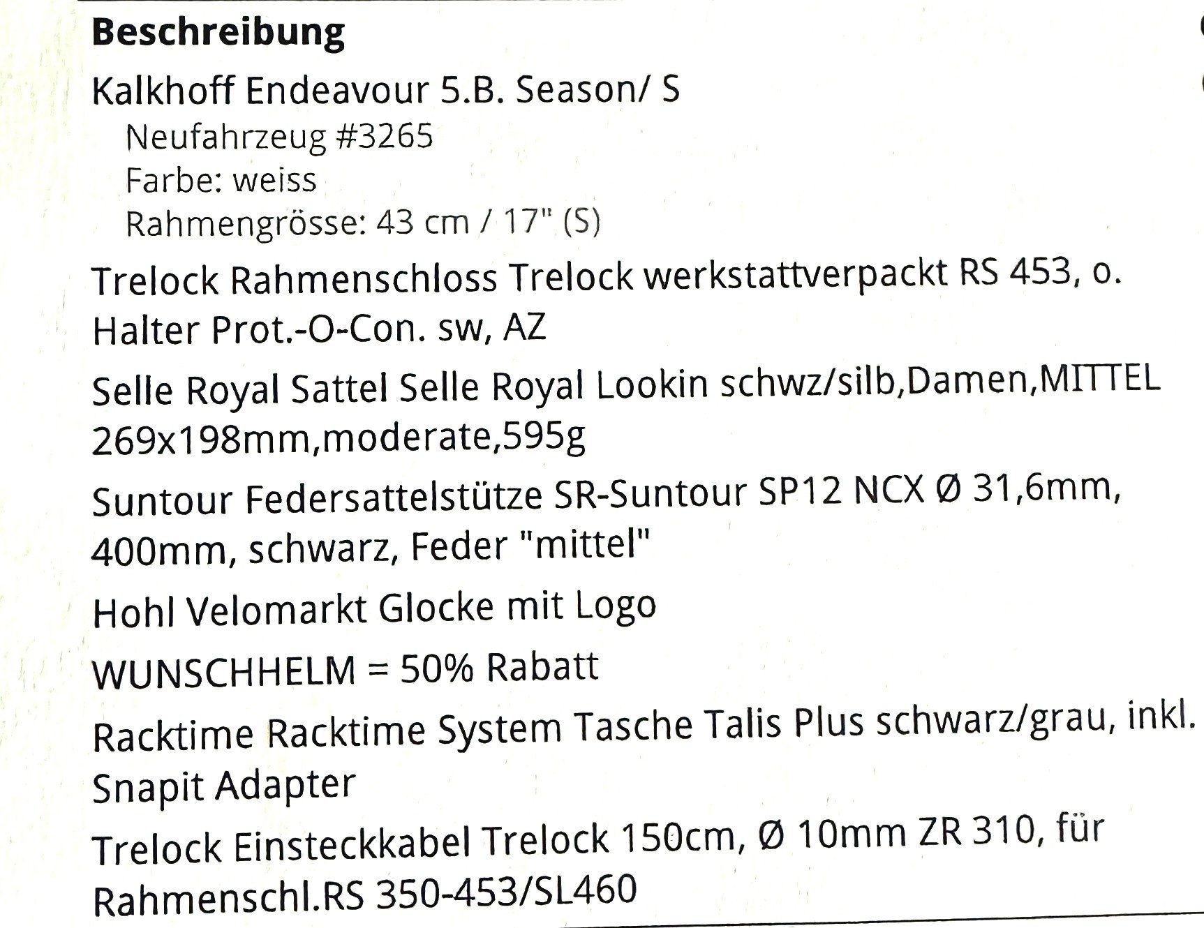 Kalkhoff Vélos: E-Bike – D'occasion à Steinach par JohannG0102 4