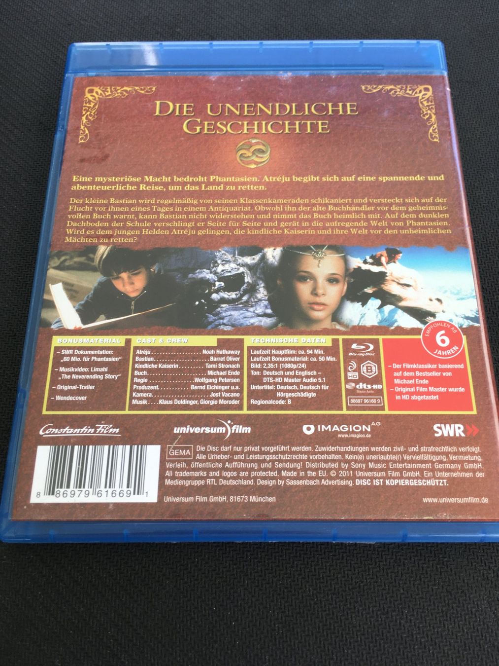 Tutti i DVDs: Die unendliche Geschichte [Blu-ray] – Usato da St.Gallen venduto da MedienJoe 1