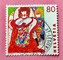 Nr.849 Aloise Corbaz GESTEMPELT  Sonderpostmarken III 1993