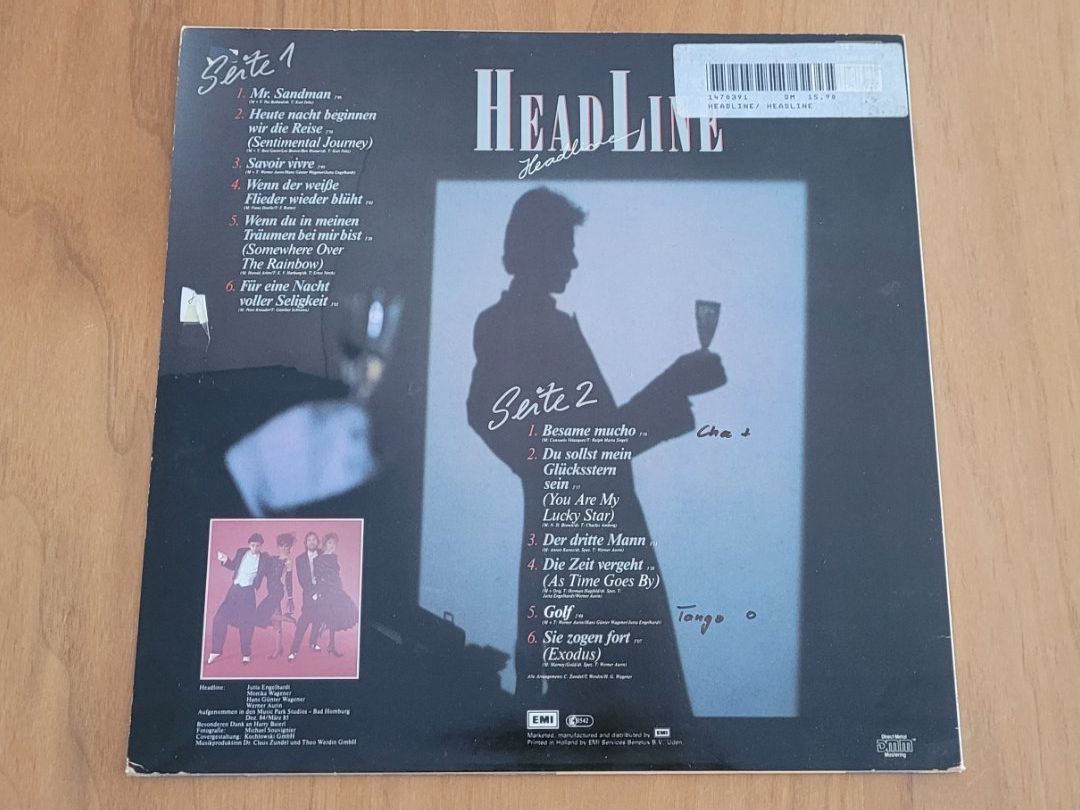Schallplatten: LP  Headline – Gebraucht aus Martigny von MZ-67 1