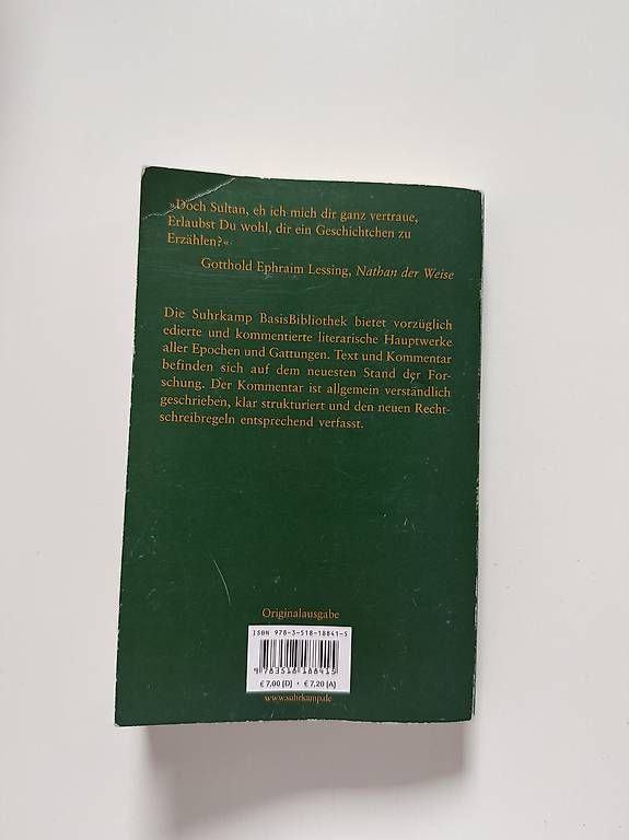 Libri: Nathan der Weise – Usato da Bäretswil venduto da wet_f585 1