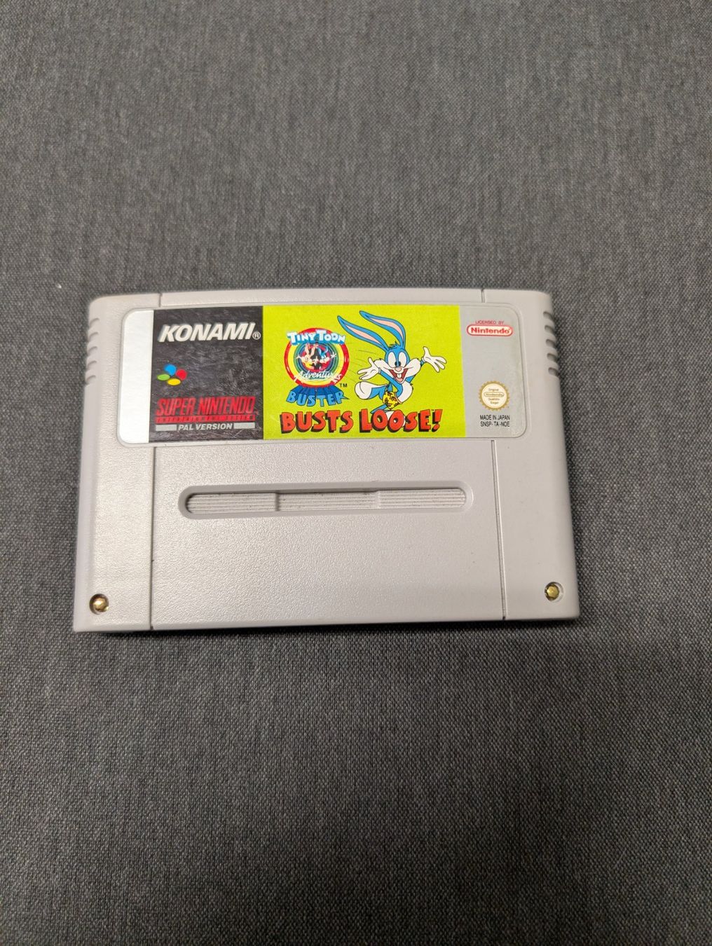Giochi: Tiny Toon Adventures Buster Busts Loose Super Nintendo – Usato da Giubiasco venduto da Ticinerd