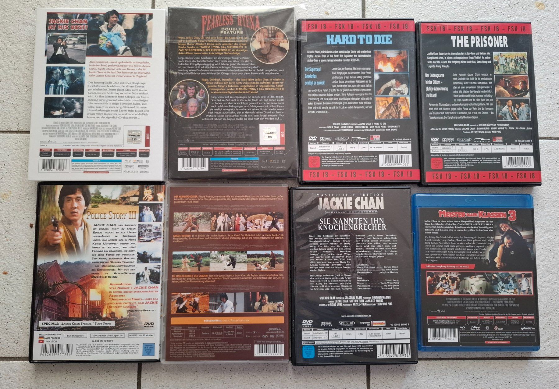 Tutti i DVDs: Jackie Chan auf 4K UHD, BD, DVD – Nuovo (secondo la descrizione) da Riehen venduto da DVD-Palace 1